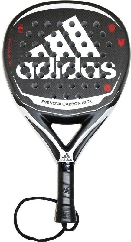 adidas padel racket - Essnova Carbon ATTACK - Zwart/Grijs