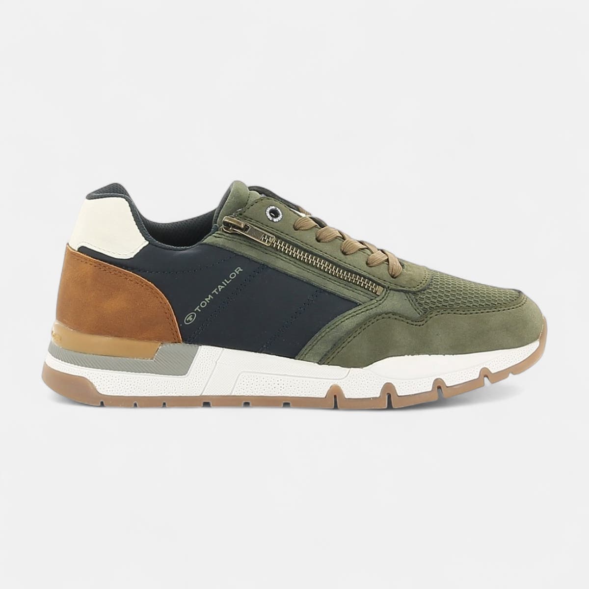 Baskets basses Homme kaki