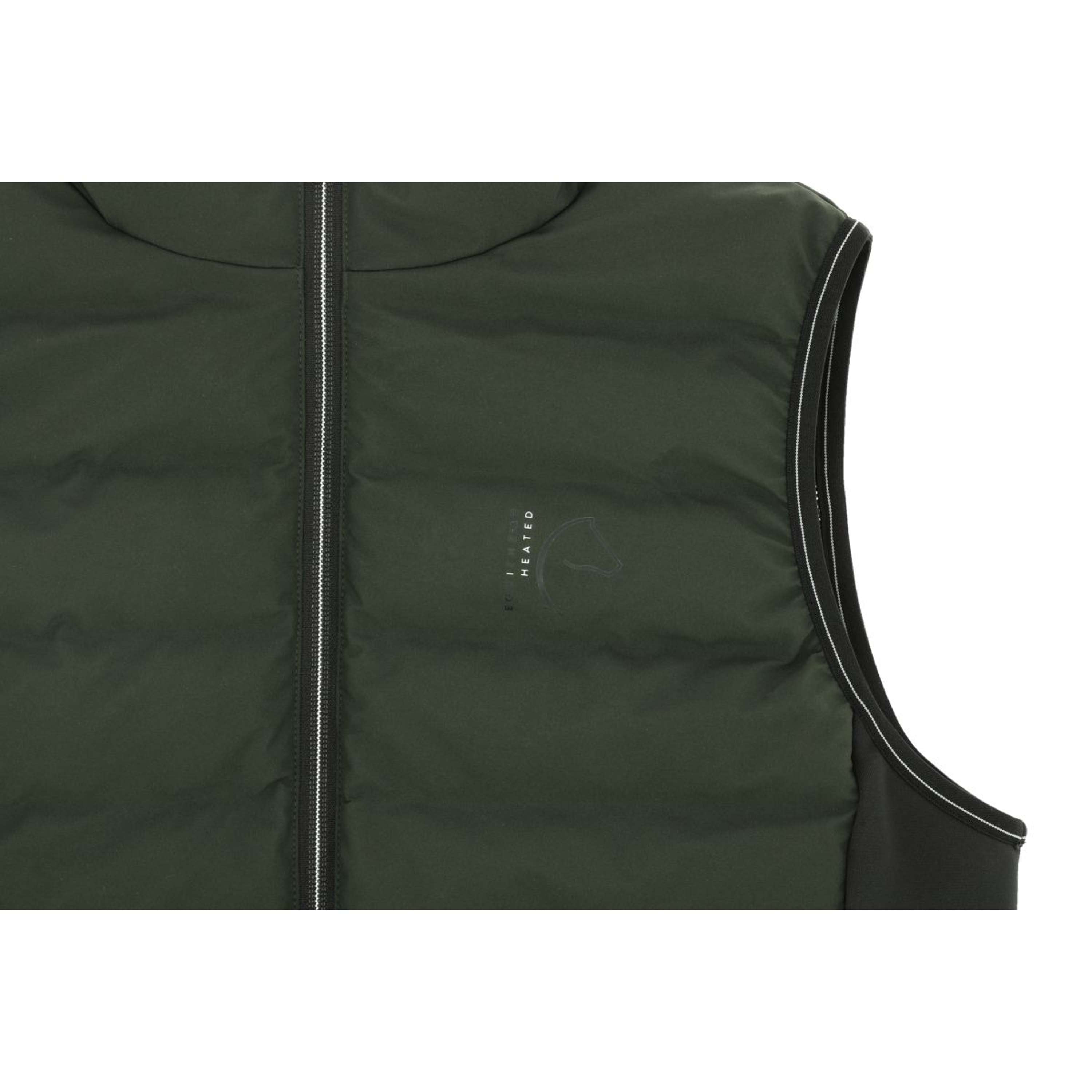 EQUITHÈME Verwarmde Bodywarmer Sasha Kaki