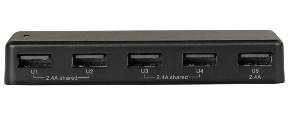 Branford Biloplader til 5 USB produkter