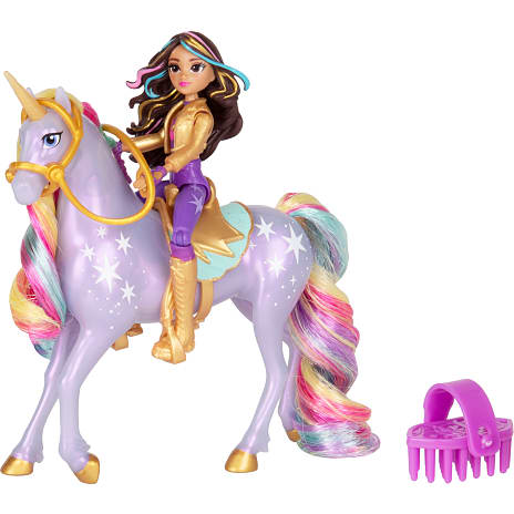 Unicorn academy Sophia & Wildstar dukke og hest