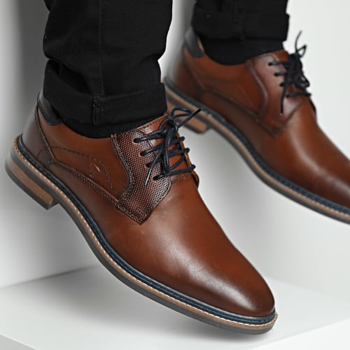 Chaussures De Ville Sublime QS1812P Cognac Marine