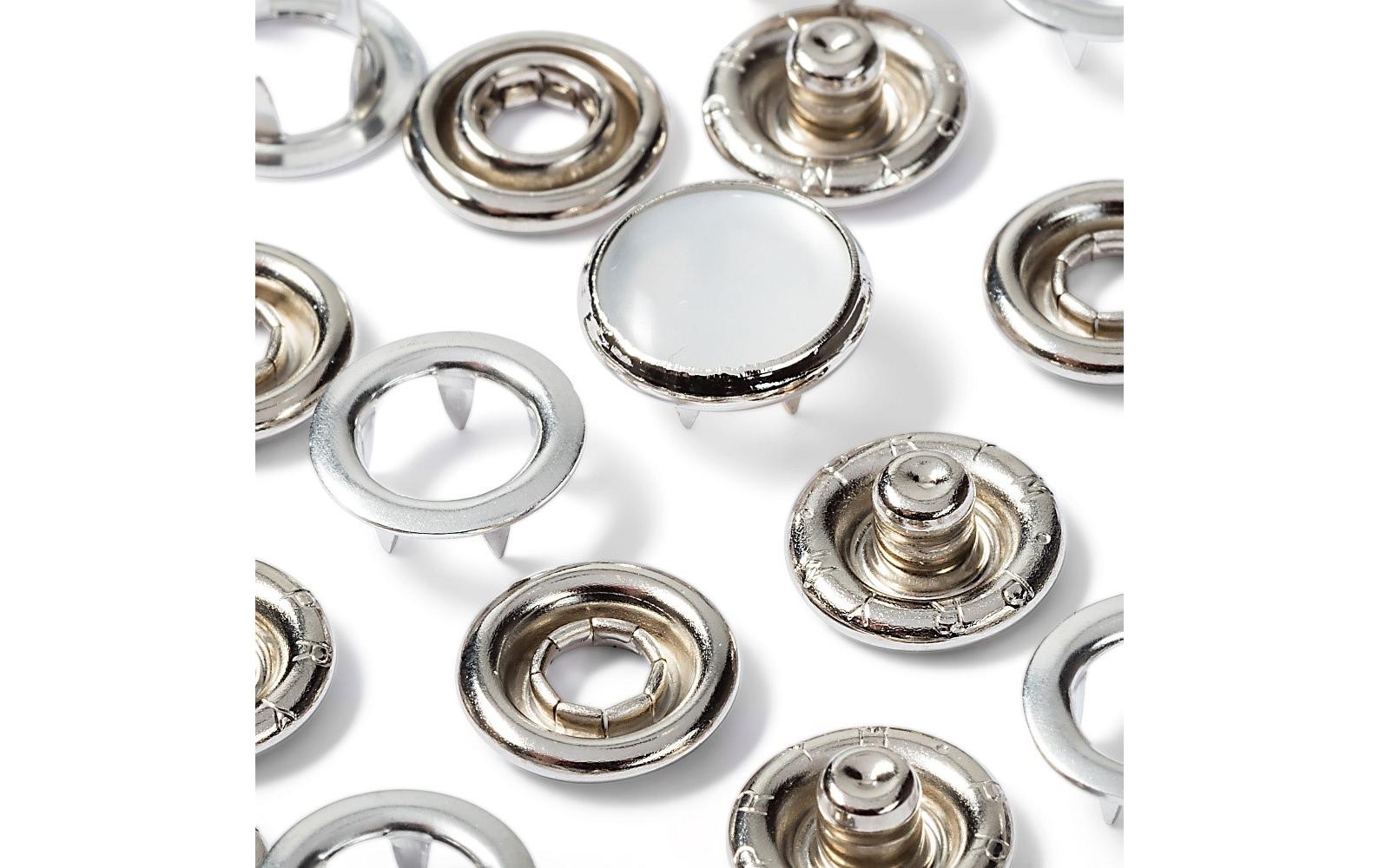 Druckknöpfe Jersey Kappe 12 mm, 6 StückDruckknöpfe Jersey mit leichter Schlusskraft