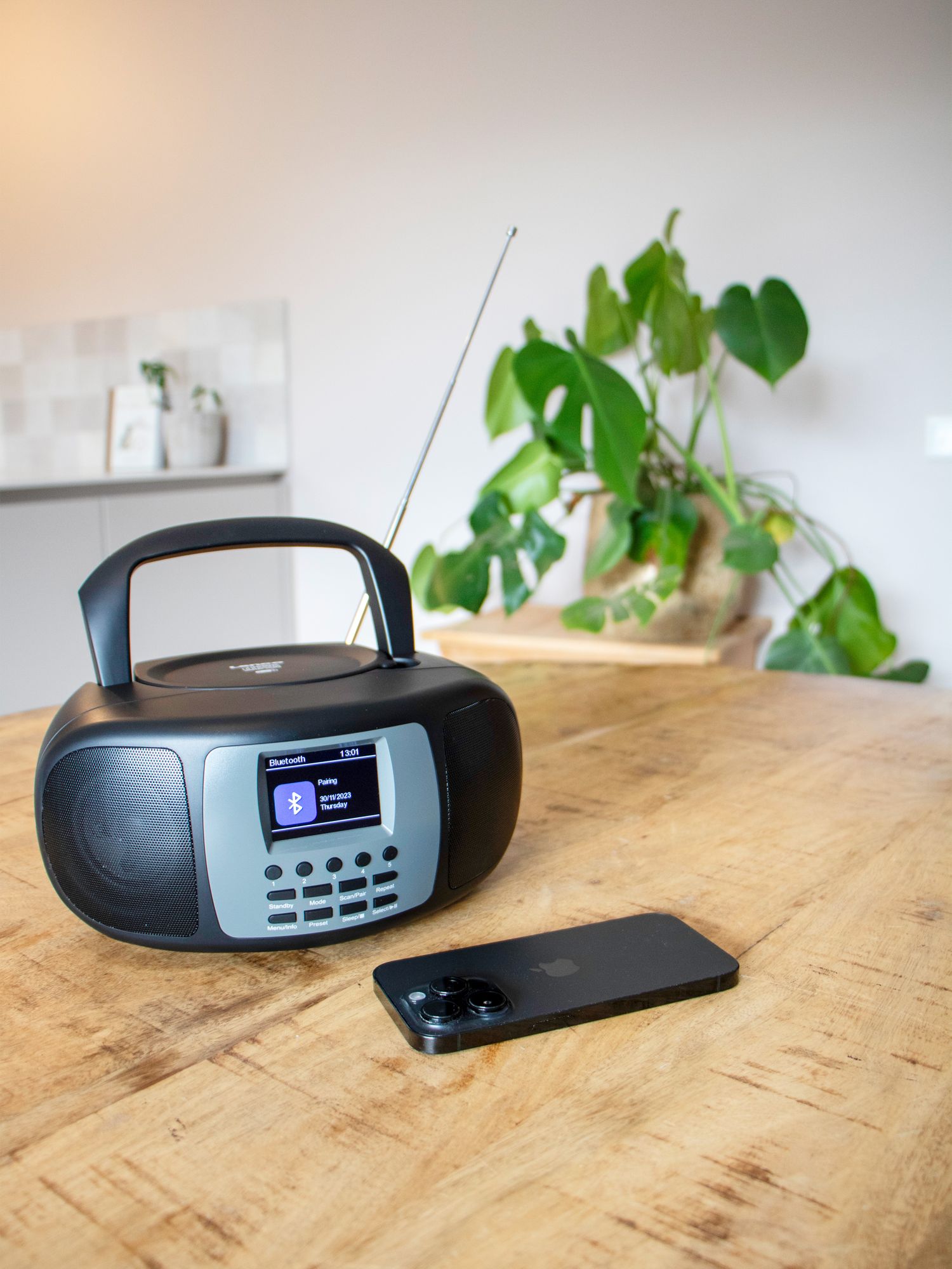 Lenco scd-860bk draagbare dab+/fm radio