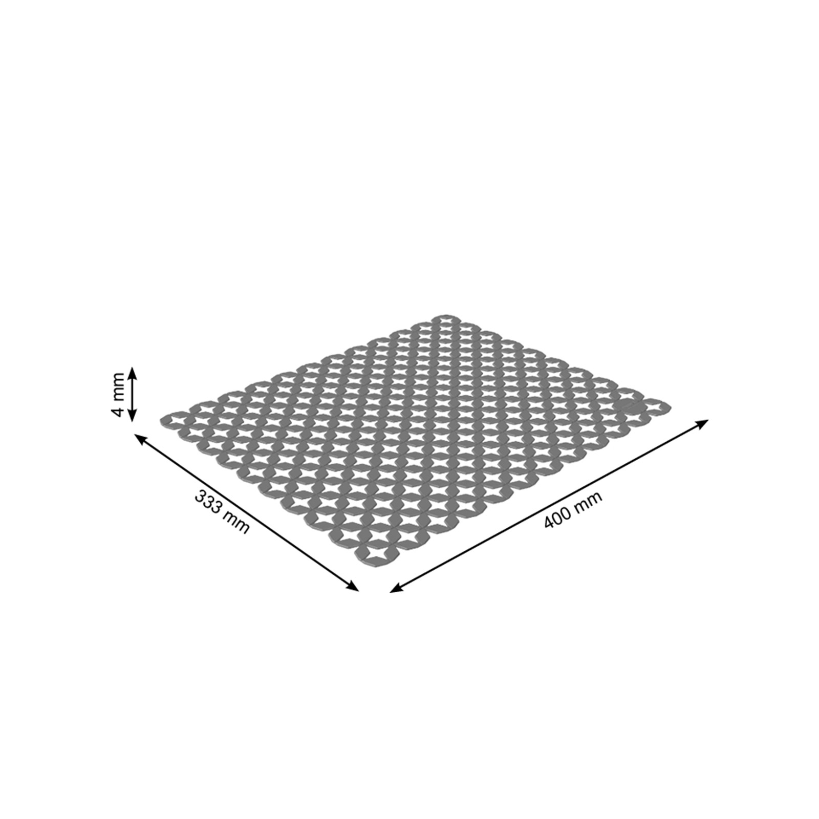 SPACE WONDER Zuschneidbare Spülbecken Matte (1049908853) - Anthrazit