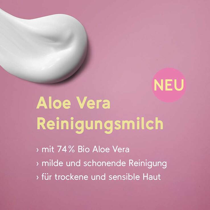 Aloecare Aloe Vera Reinigungsmilch, 100 ml