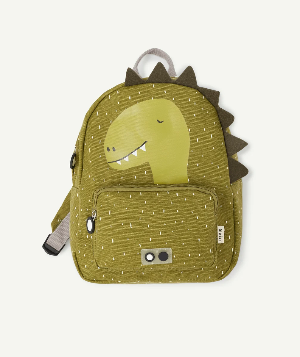 TRIXIESAC À DOS VERT DINOSAURE ENFANT