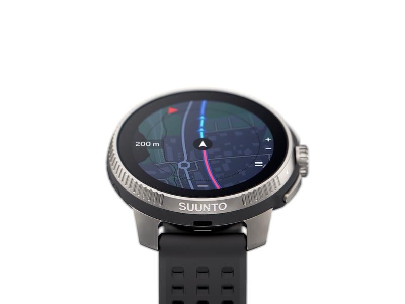 SUUNTO Sportuhr Race Titanium Charcoal Die ultimative Smartwatch für Wettkämpfe und Training