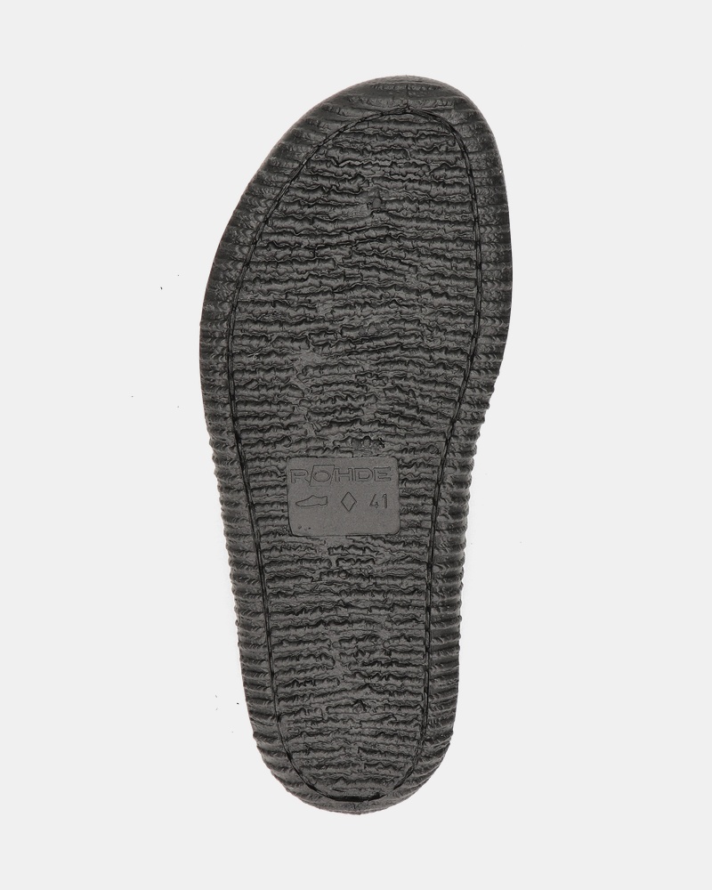 Rohde Pantoffels  - zwart