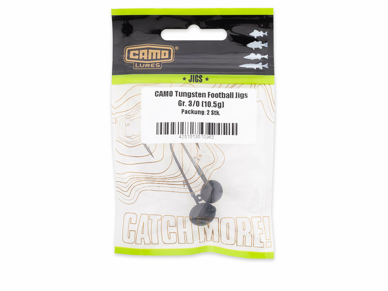 CAMO Tungsten Football Jigs - Gr. 3/0 (14.0g)