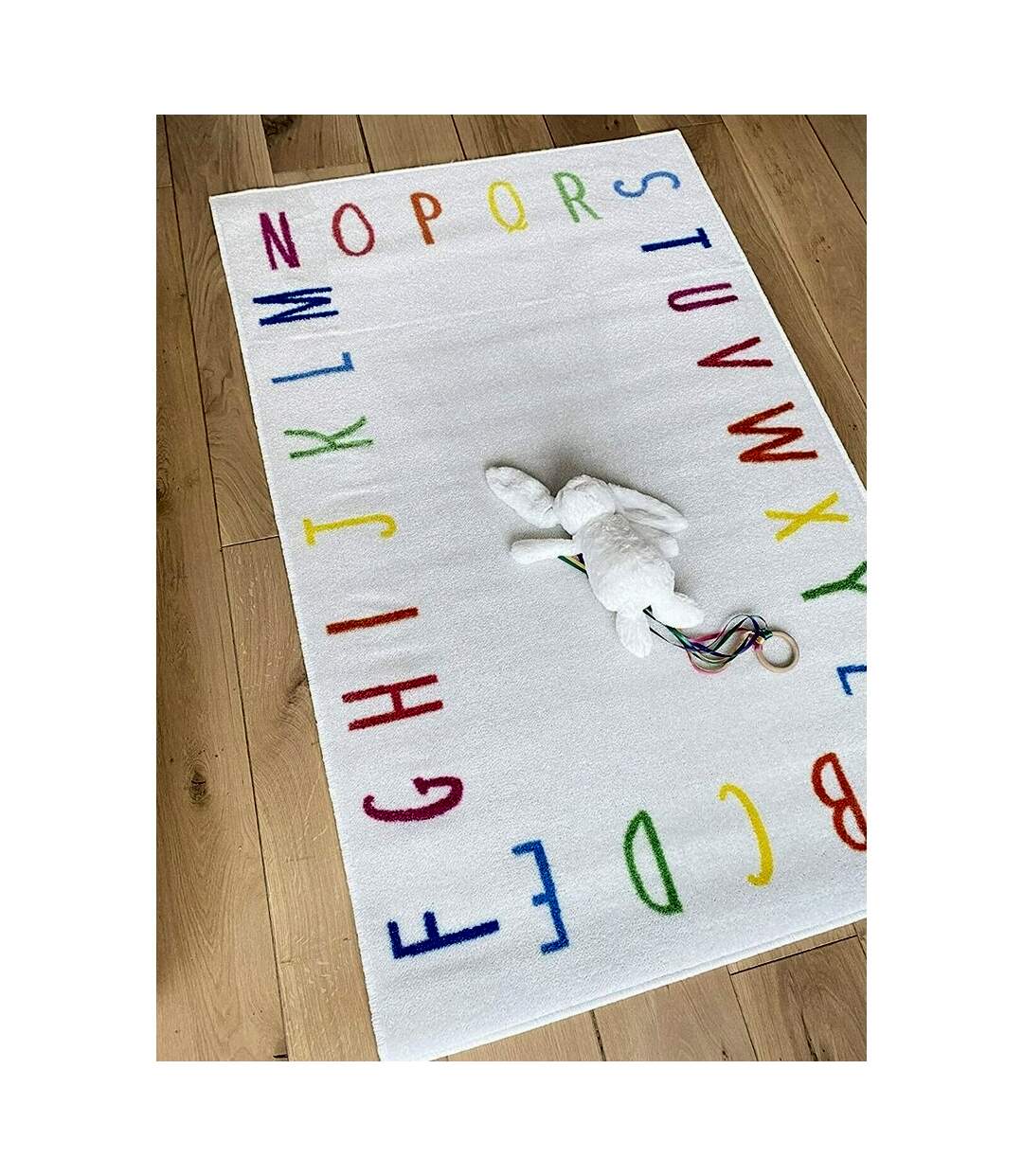 Tapis ABC (Blanc) (150 cm x 100 cm) - UTAG2467