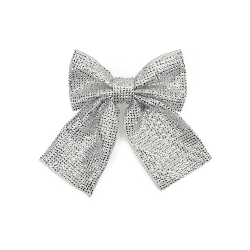 Sui Ava  Kelly Crystal Bow hårspænde - Clear Crystal