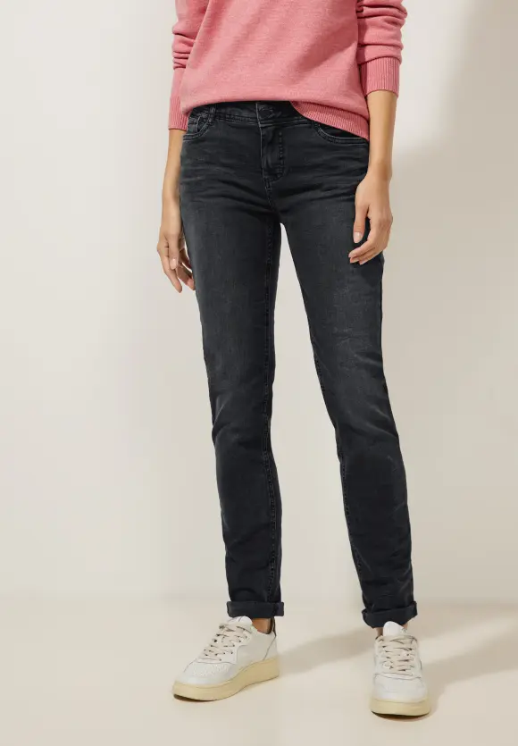 Dunkle Slim Fit Jeans - authentic black net wash