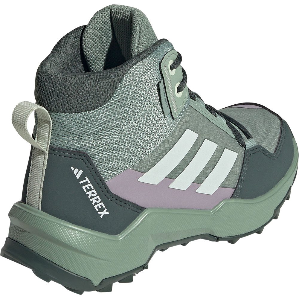 adidas TERREX Terrex Ax4r Mid Rain.Rdy Wanderschuh Kinder silver green