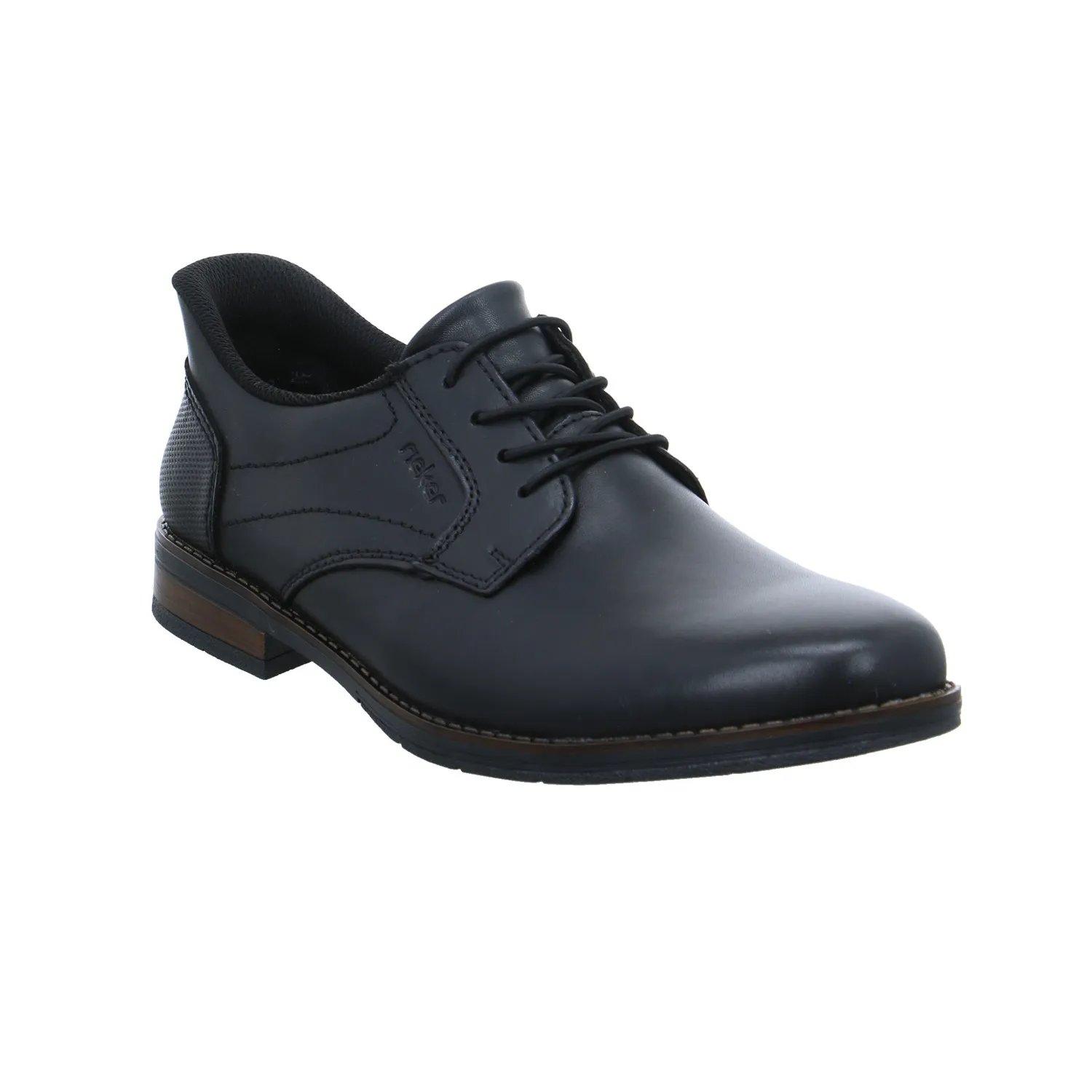 RIEKER Halbschuh-City Schwarz Leder