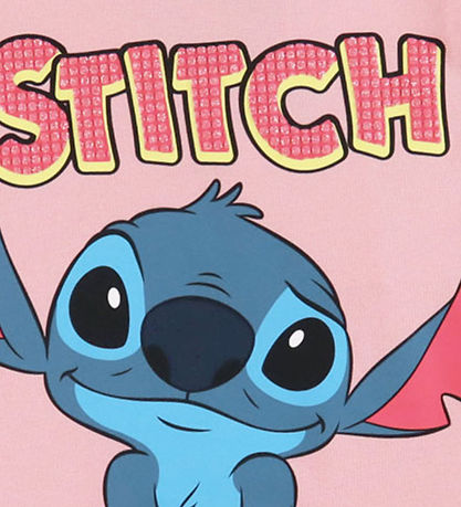 Name It - T-Shirt - NmfAsbiri - Stitch - Cameo Pink