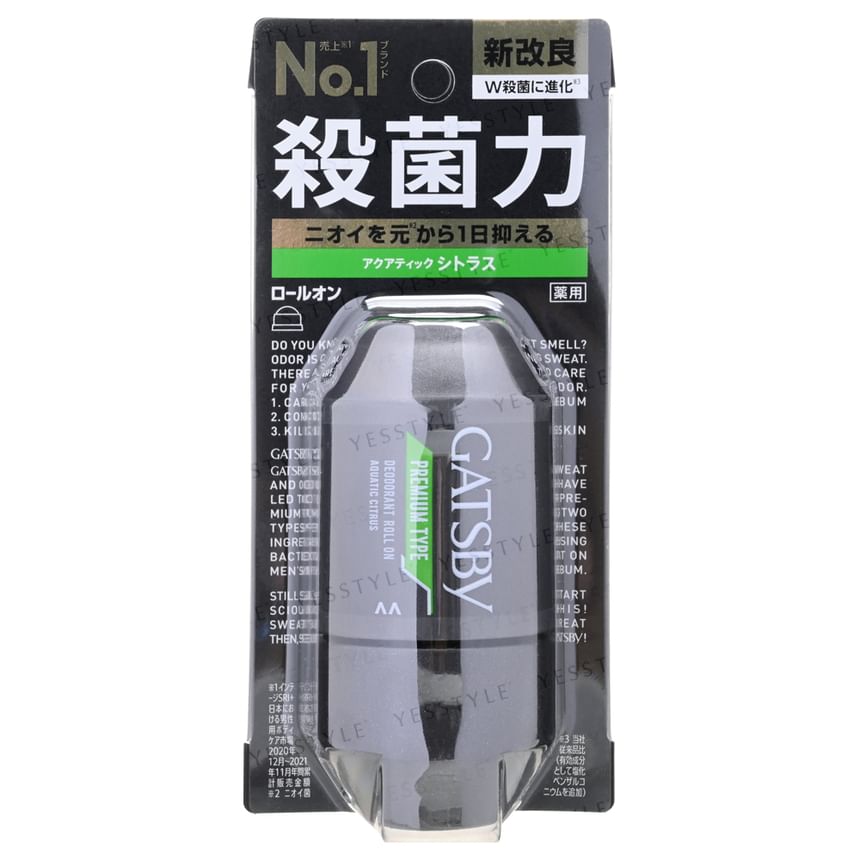 Mandom - Gatsby Premium Type Deodorant Roll On