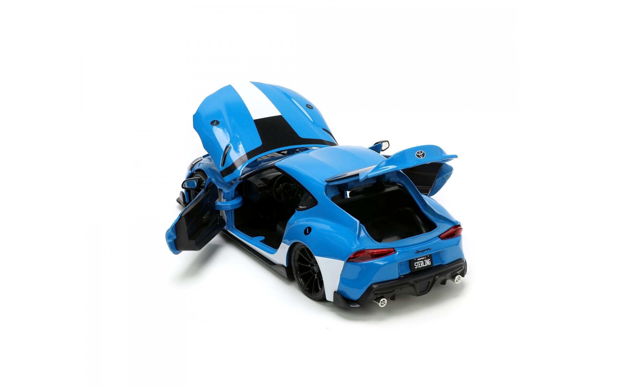 Toyota Supra MK5 Robotech M. Sterling 1:24M. Sterling aus der Robotech Anime Serie mit 2020 Toyota Supra Modellauto