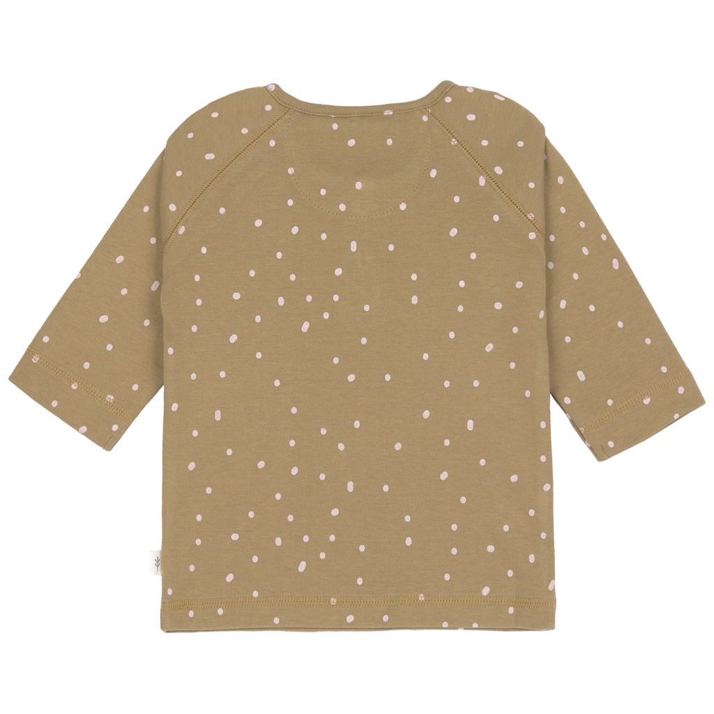 LässigLässig   Langarm Shirt GOTS Dots curry 74/80
