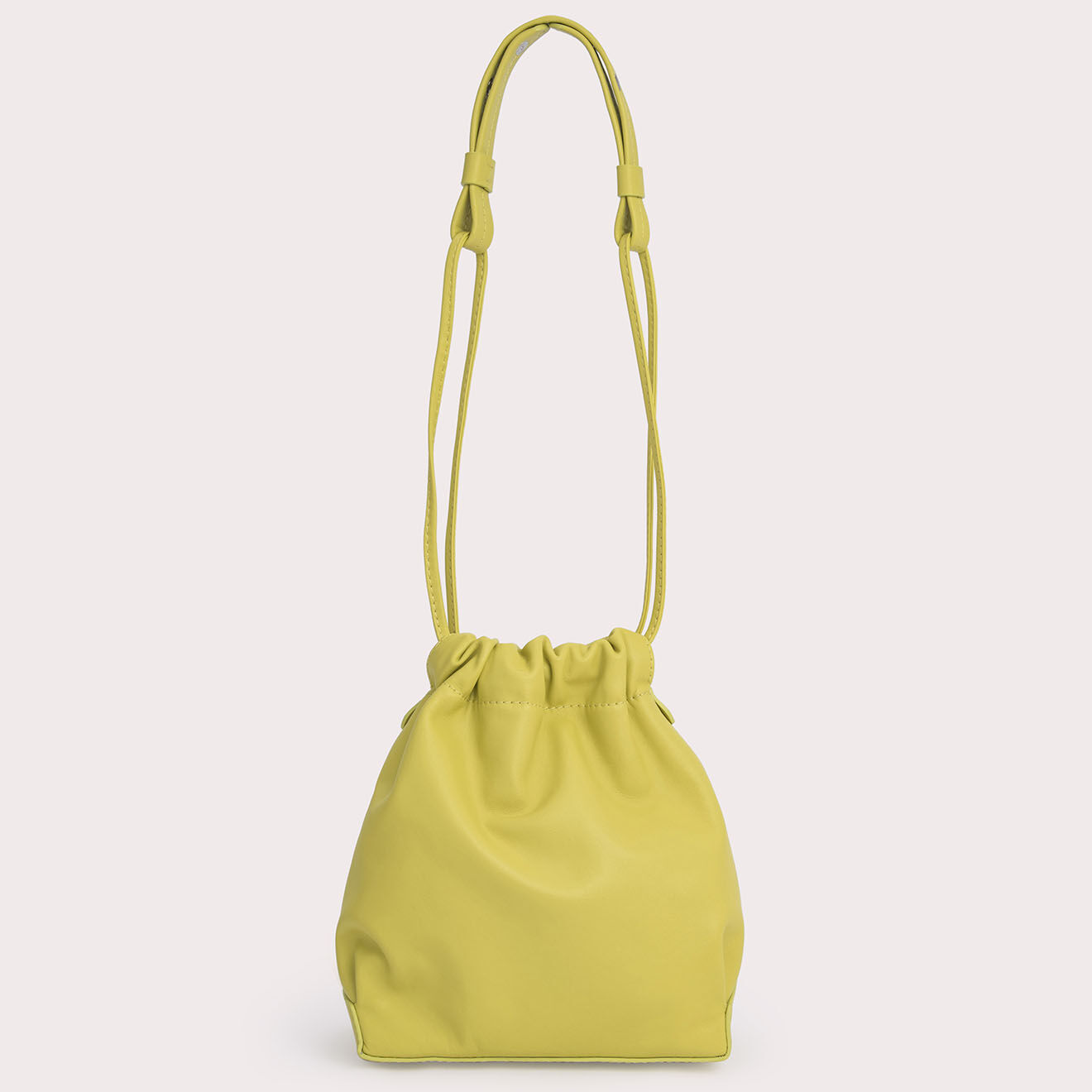 By Far Sac à main en Cuir Mons vert anis -  25x24x10.5 cm