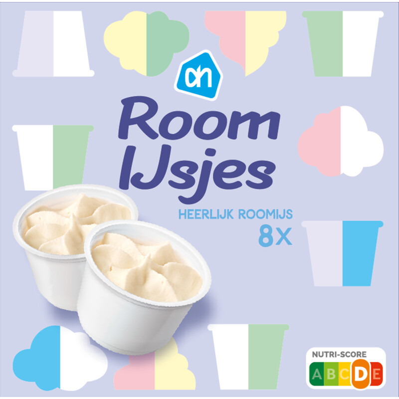 AH Roomijs cupjes