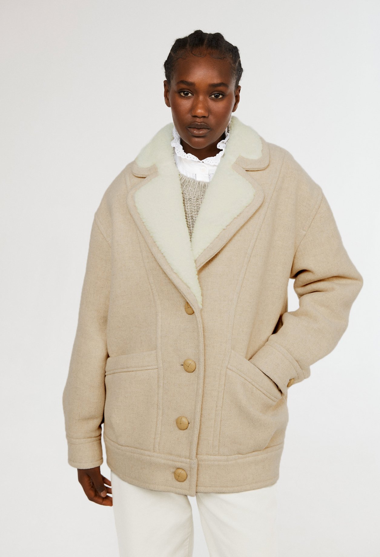 Manteau en laine