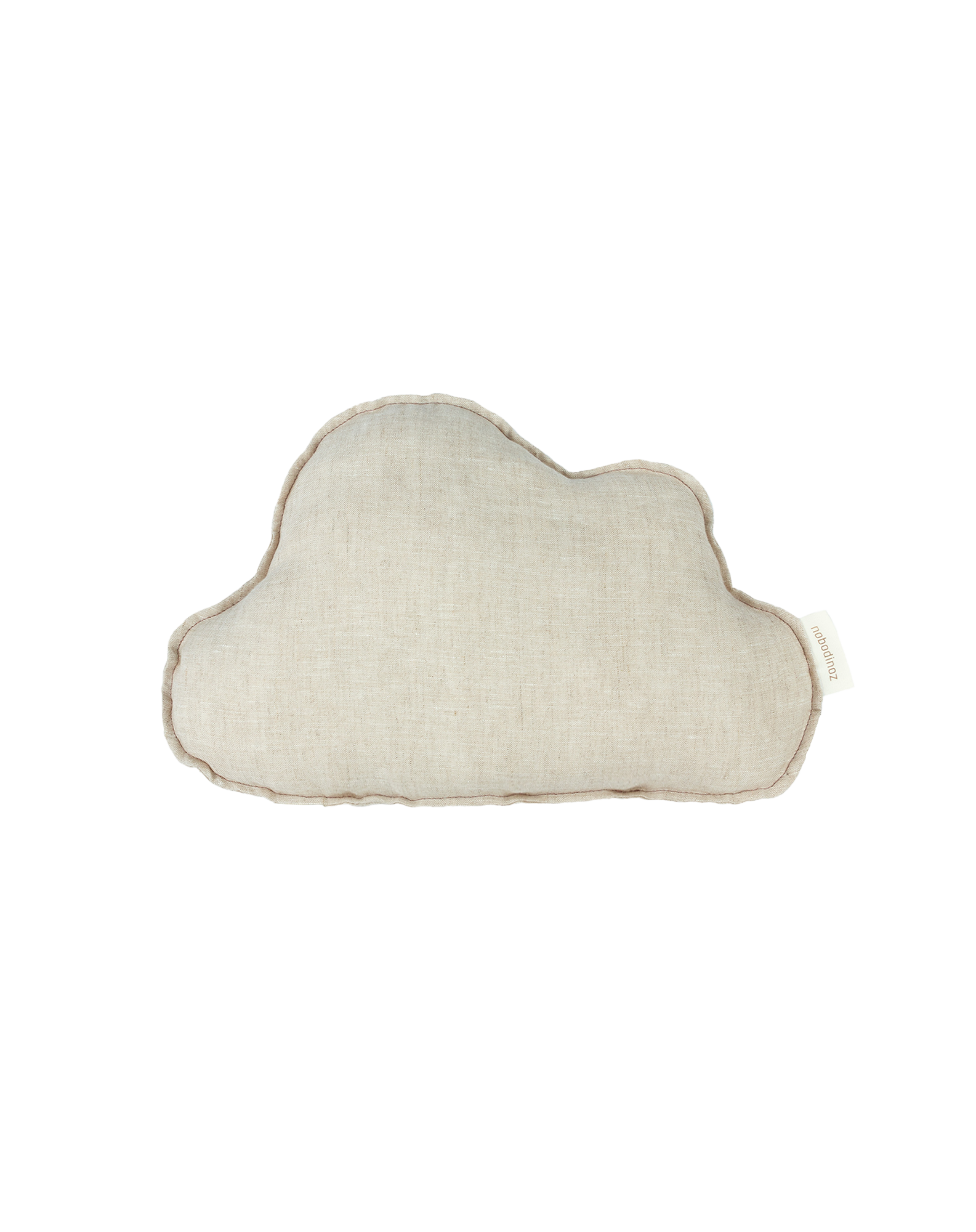Coussin nuage l1n0 en lin français lavé | Gris