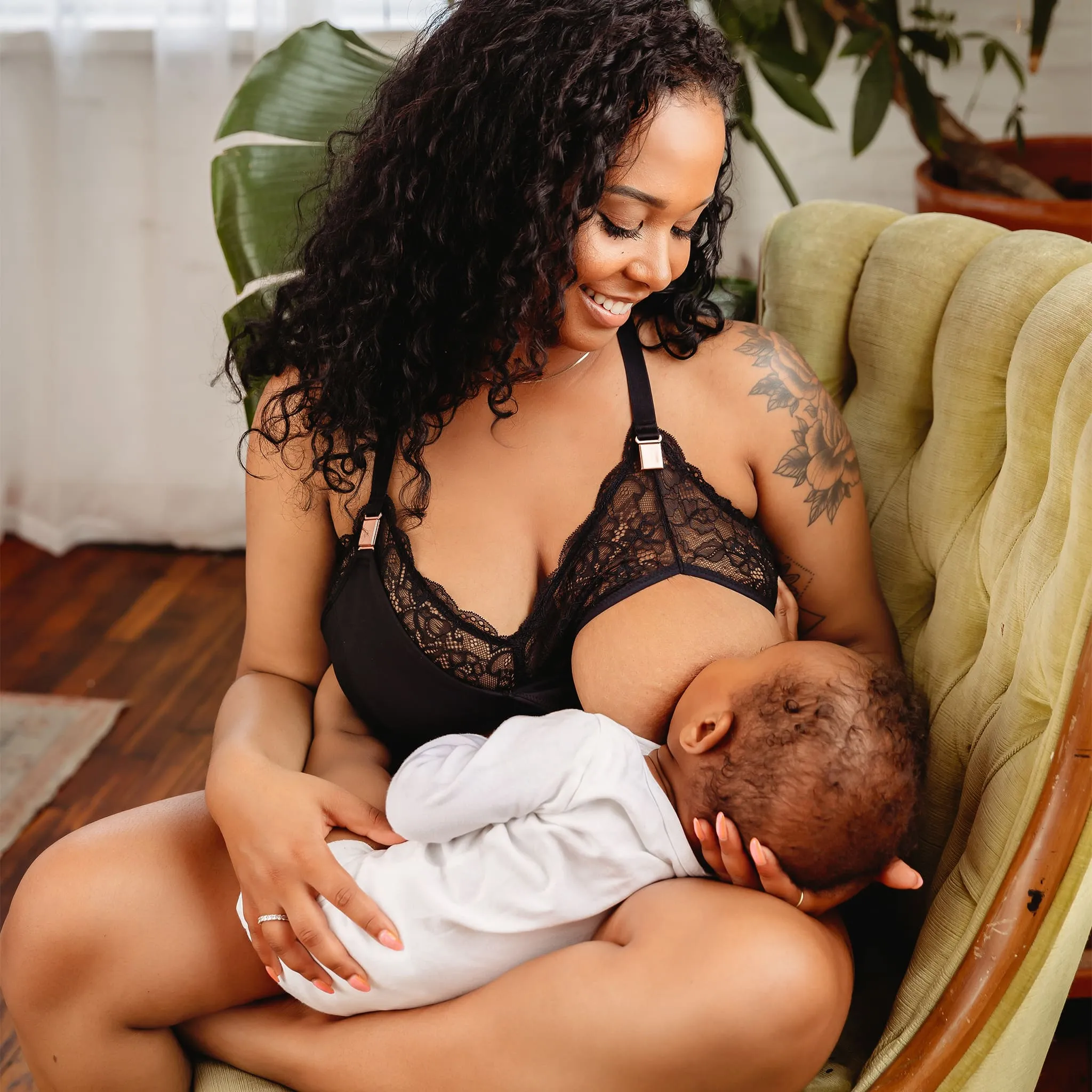 Davin & Adley Bralette de Maternité et d’Allaitement pour Forte Poitrine - Ella