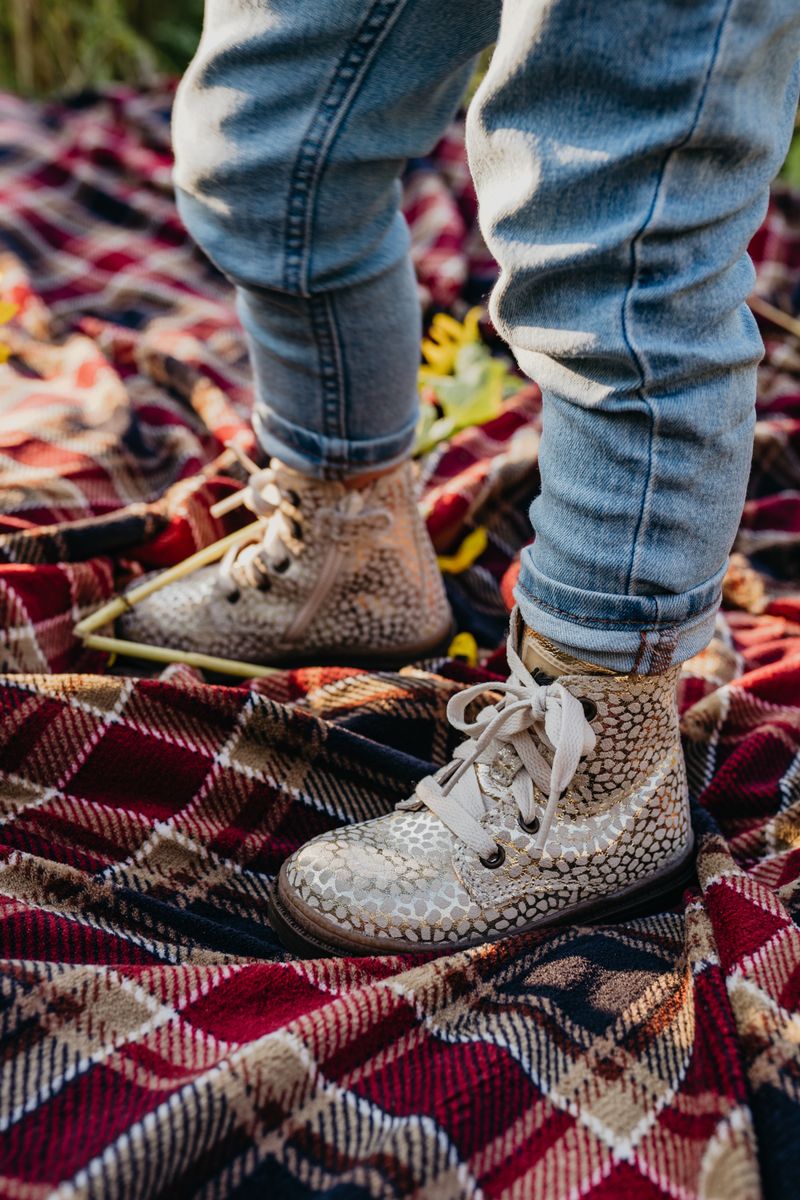 IK-KE Veterboots Goud Meisjes