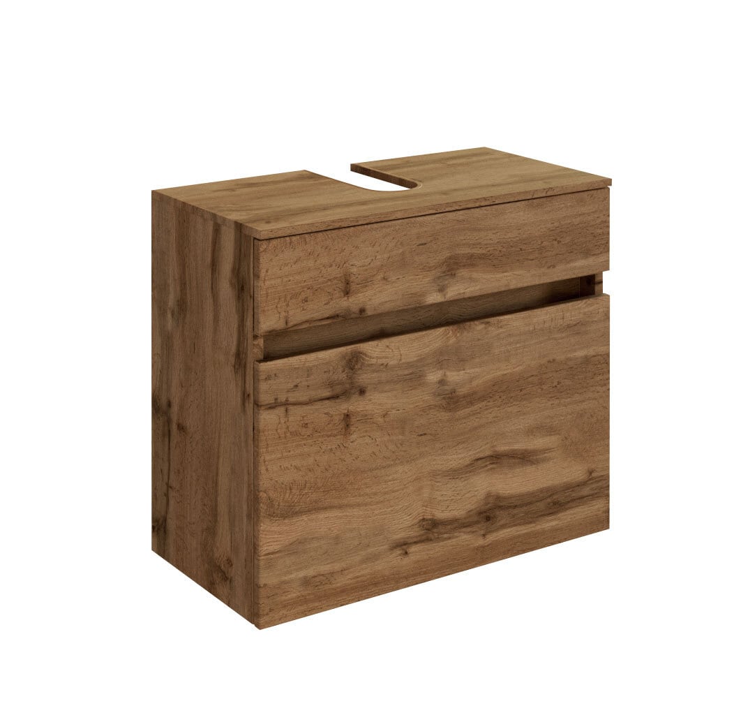 Waschbeckenunterschrank Baabe 60 x 55 cm Weiß matt