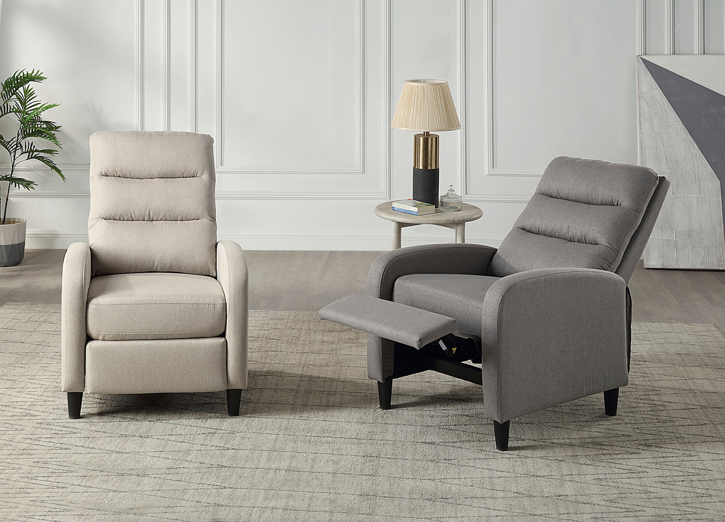 ATLANTIC home collection Relaxsessel »Tiago« mit Körperdruck aktivierbarer Relaxfunktion, Wellenunterfederung