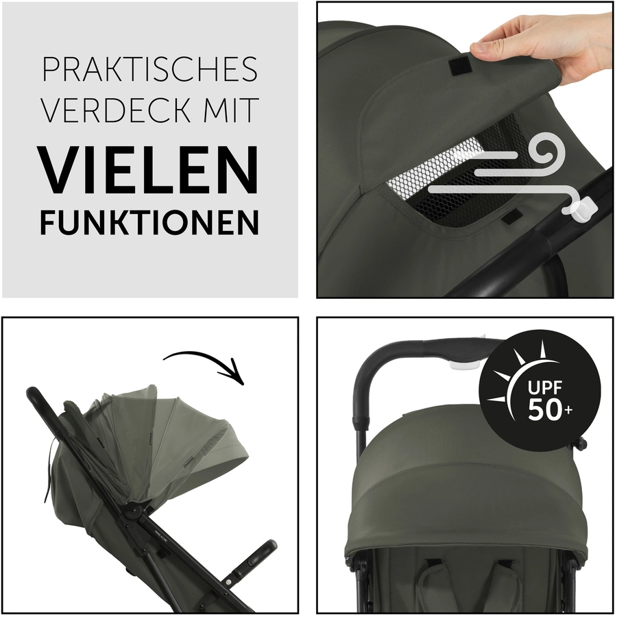 hauck Buggy Travel N Care Dark Olive