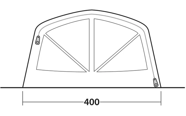 Outwell Boston 6 Air TC Tunnelzelt für 6 Personen