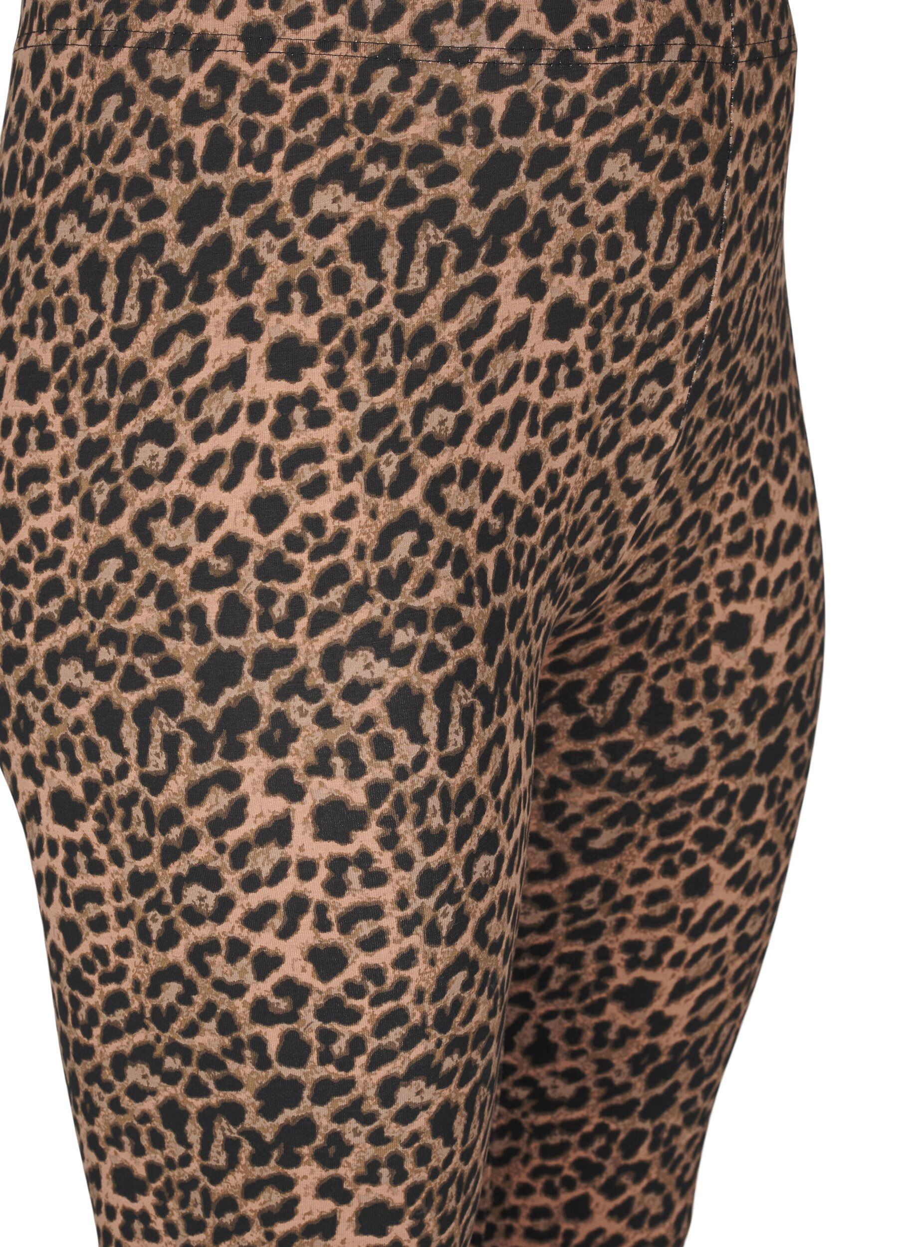Viskose leggings med leo print