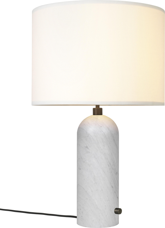 Gubi Gravity tafellamp large zwart/canvas