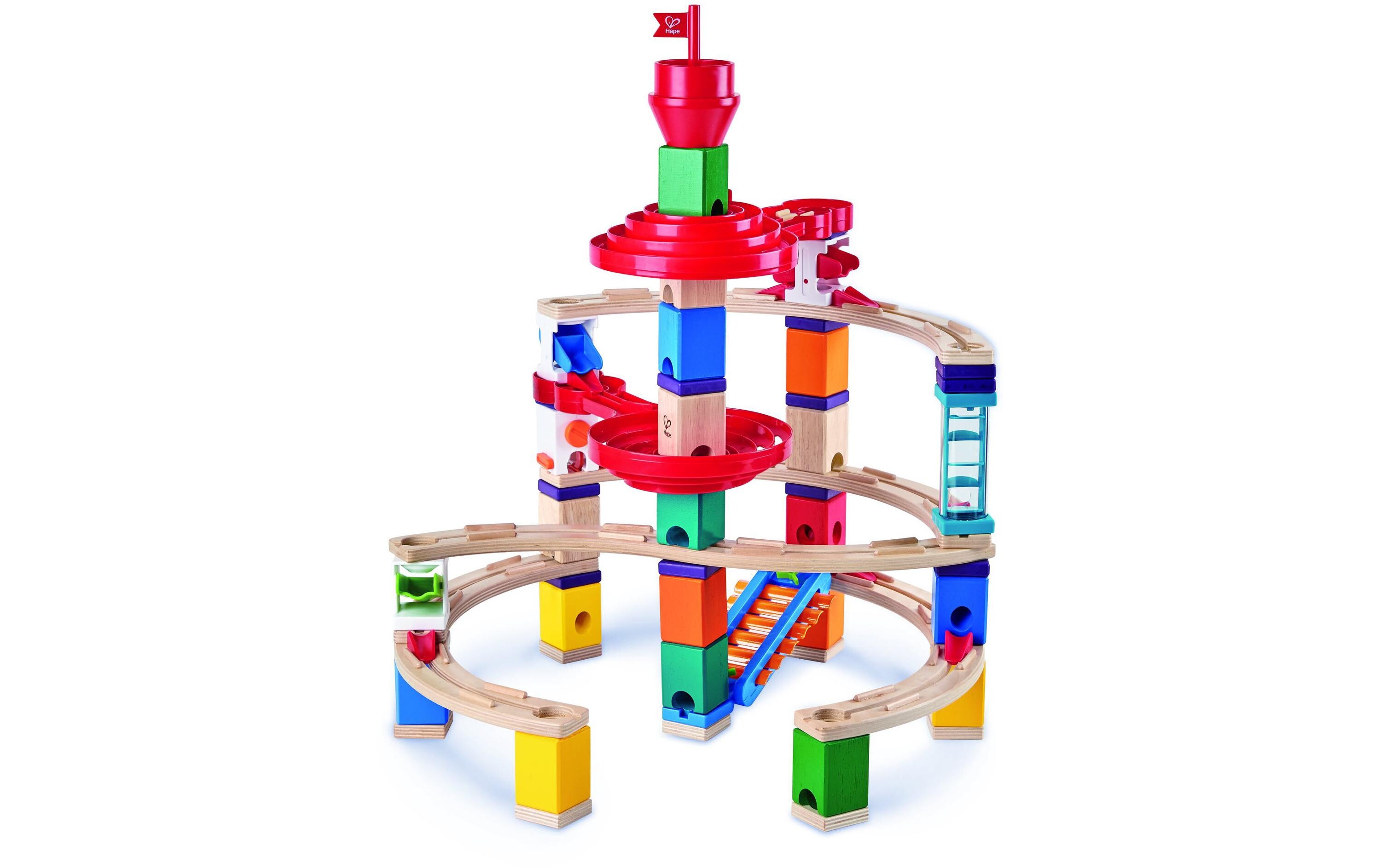 Kugelbahn Quadrilla Super Spiralburg & Endspurt<br>Bundle mit zwei Spielsets
