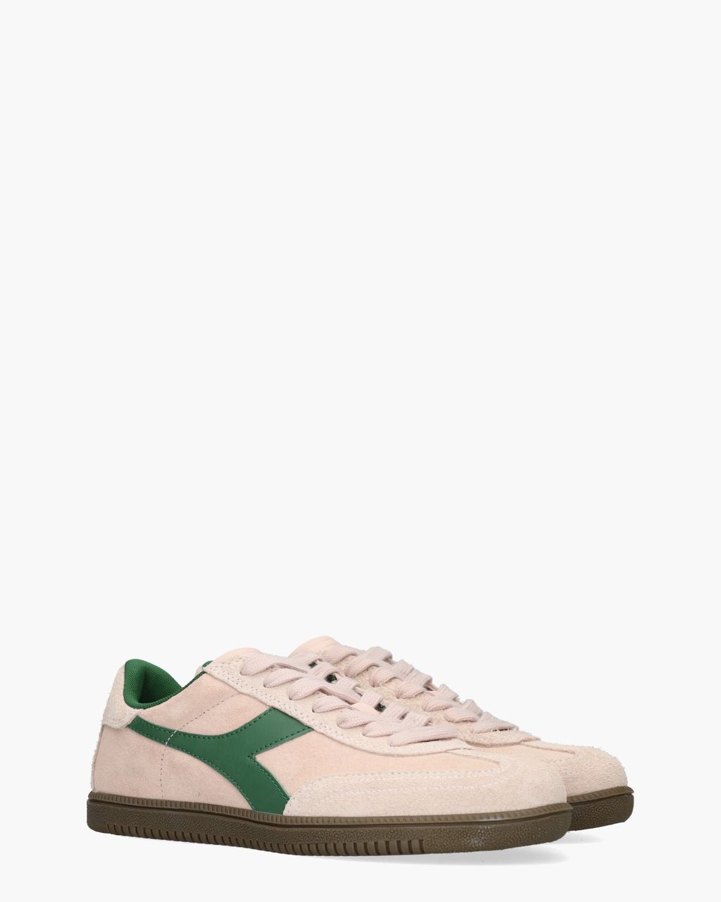 Diadora Sport Trainer Hairy Lichtroze/Groen Damessneakers