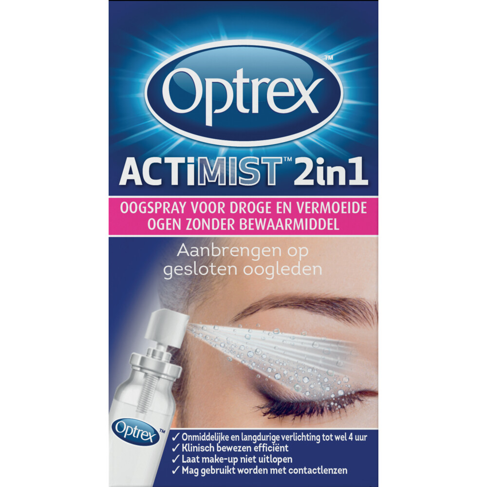 Optrex Actimist 2 in 1 Oogspray Droge & Vermoeide Ogen10 ml