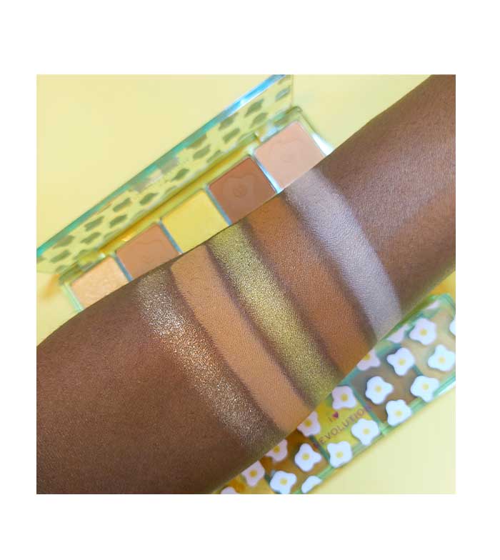 I Heart Revolution - Paletas de sombras Mini Match - Fried Eggs