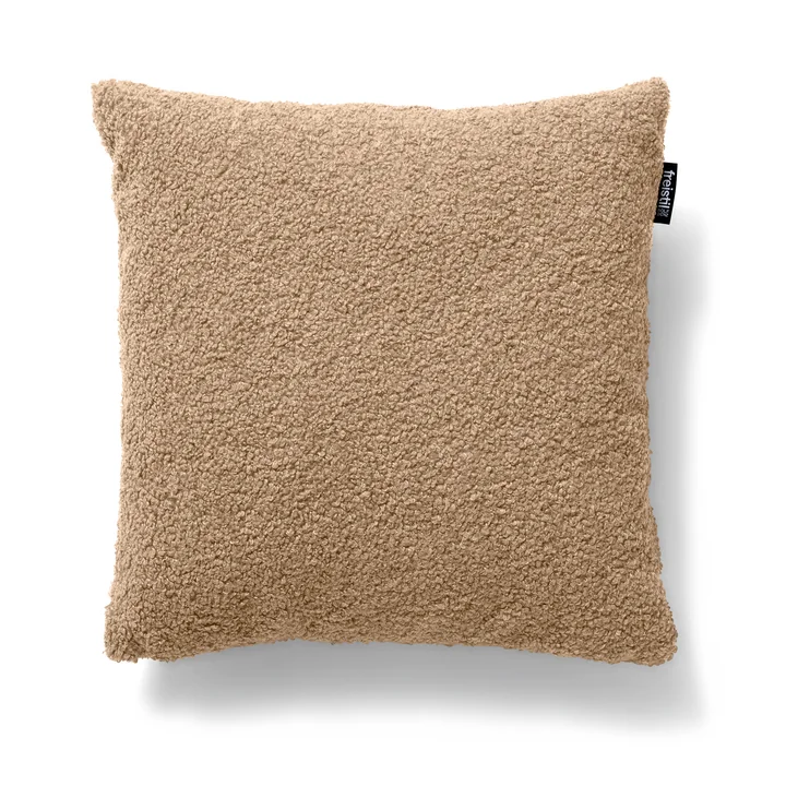 freistil - 173 Kissen (Teddy Edition), 35 x 35 cm, braunbeige (6533)