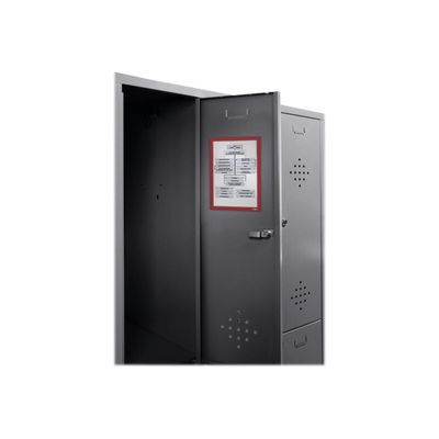 Durable Duraframe Magnetic - 5 Cadres d'affichage magnétiques - A4 - rouge - pour surfaces métalliques