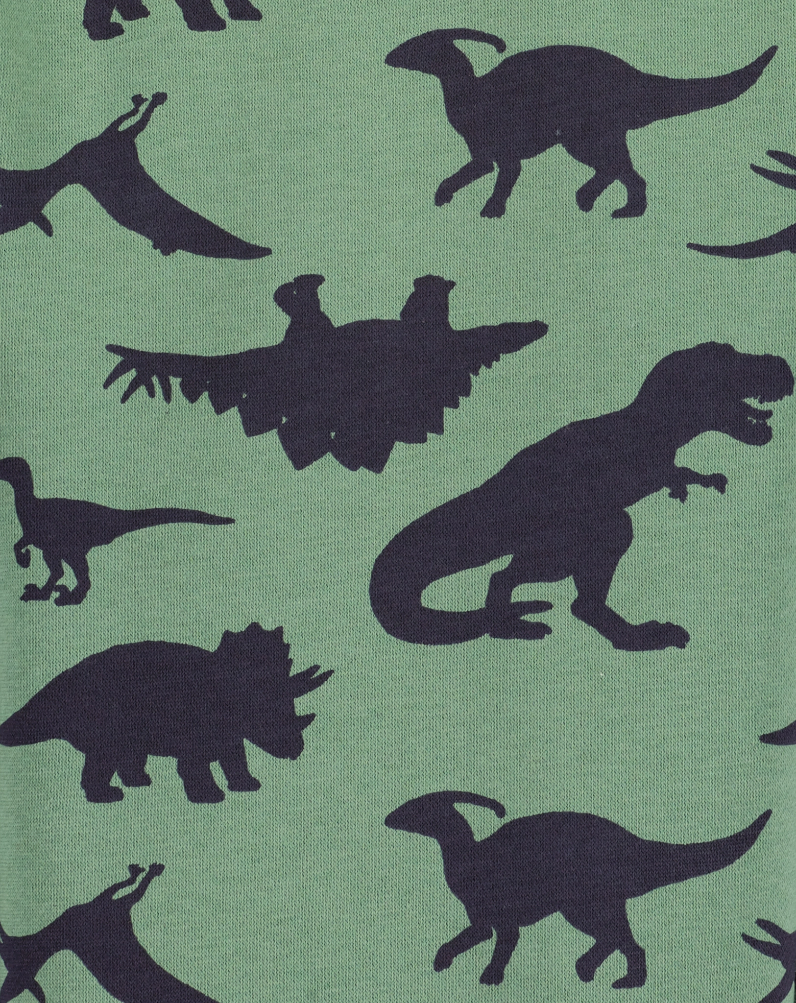 Sweatshirt DINOS ALLOVER in dunkelgrün