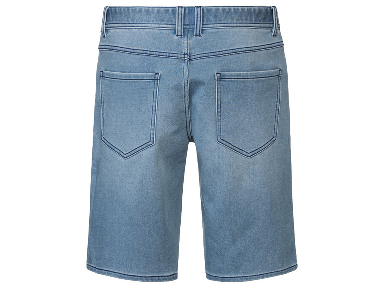 Heren sweatdenim korte broek