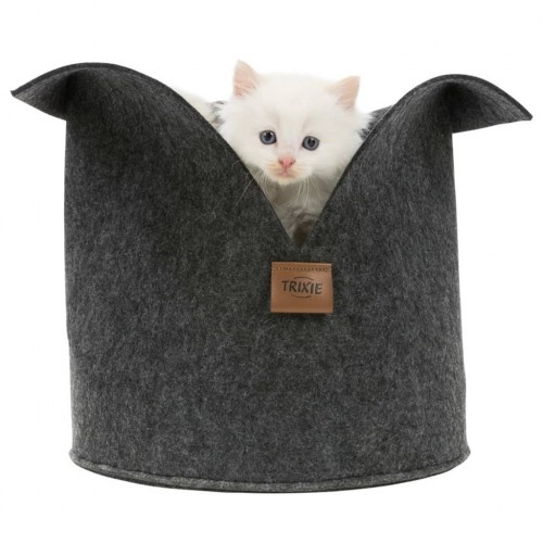 Cama de design para gatos na cor antracite.