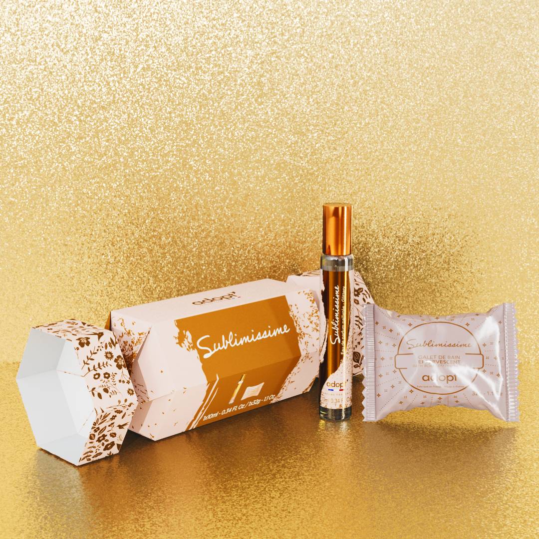 Sublimissime - Cracker eau de parfum 10ml + bombe de bain 32gr