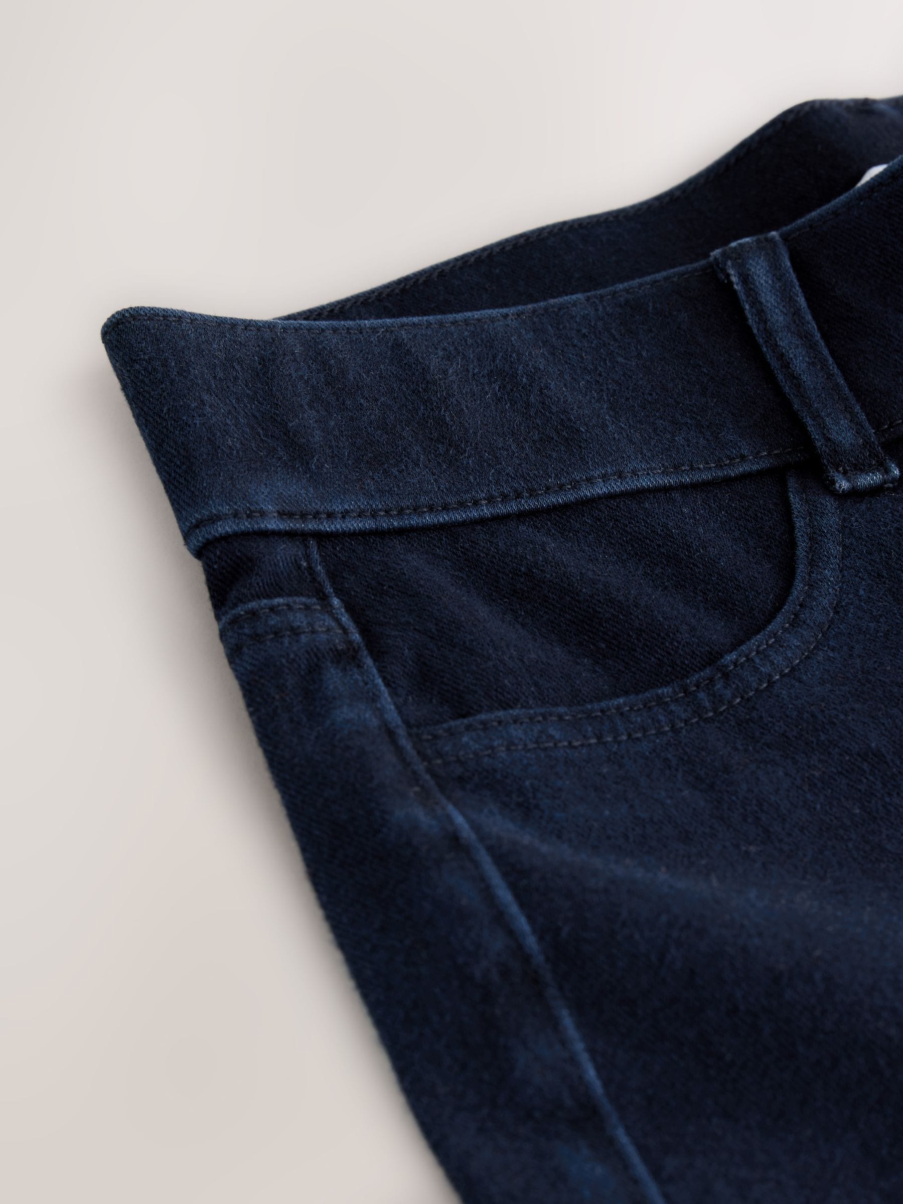 Denim-wassing - Check Jersey Bootcut Leggings