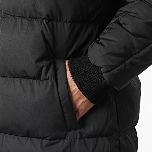 Doudoune Longue Capuche Réversible 23209 Noir