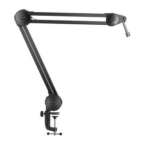 (70cm) Professionelle Studio Mikrofon NB-35 Scherenarm Halterung für Podcasts und Streams - Schwarz