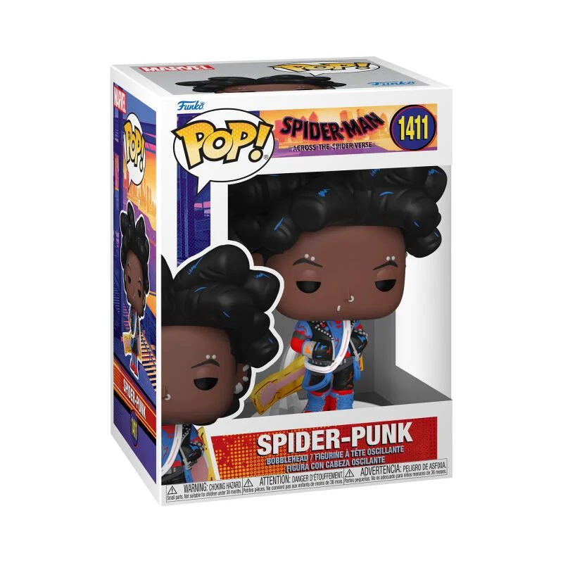 Across the Spider-Verse - Spider-Punk - Funko Pop! n°1411  | Spider-Man Funko Pop!