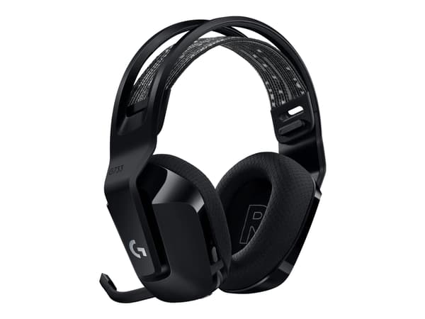 Logitech G G733 LIGHTSPEED Wireless RGB Gaming Headset - Hodesett - full størrelse - 2,4 GHz - trådløs - svart